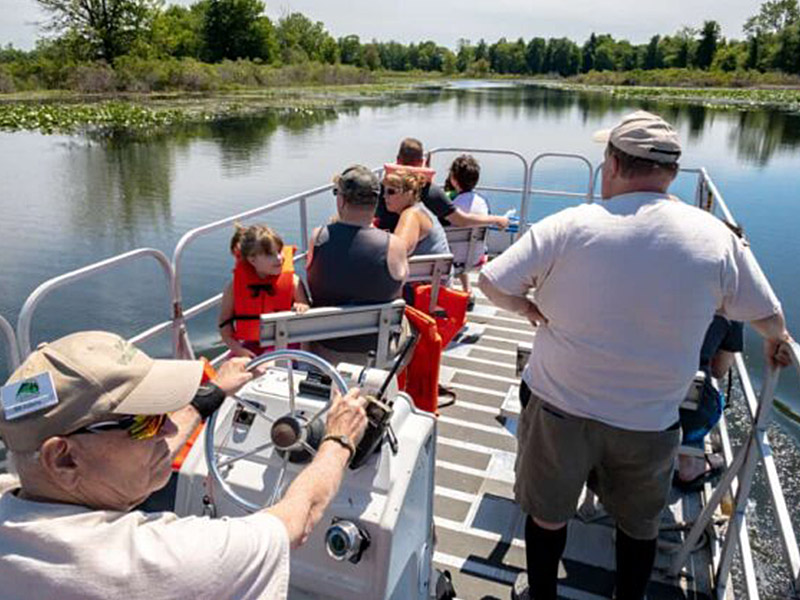 Free Pontoon Boat Tour