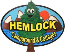 Hemlock Campground & Cottages Logo
