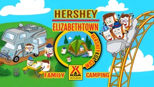 Elizabethtown/Hershey KOA Logo