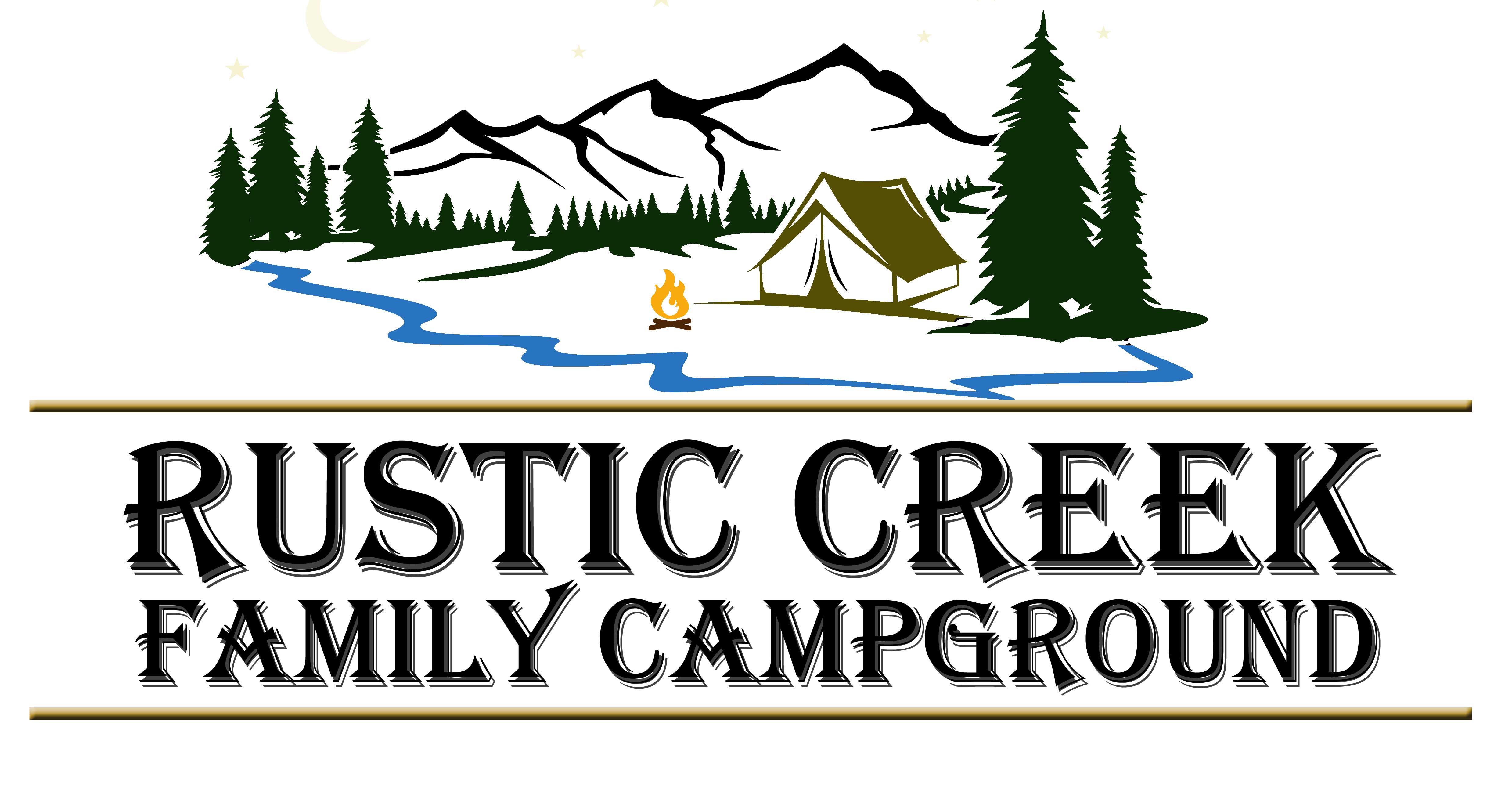 RUSTIC Creek Family Campground Logo