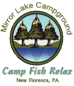Mirror Lake RV Camping & Fishing Logo